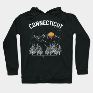 Vintage Retro Connecticut State Hoodie